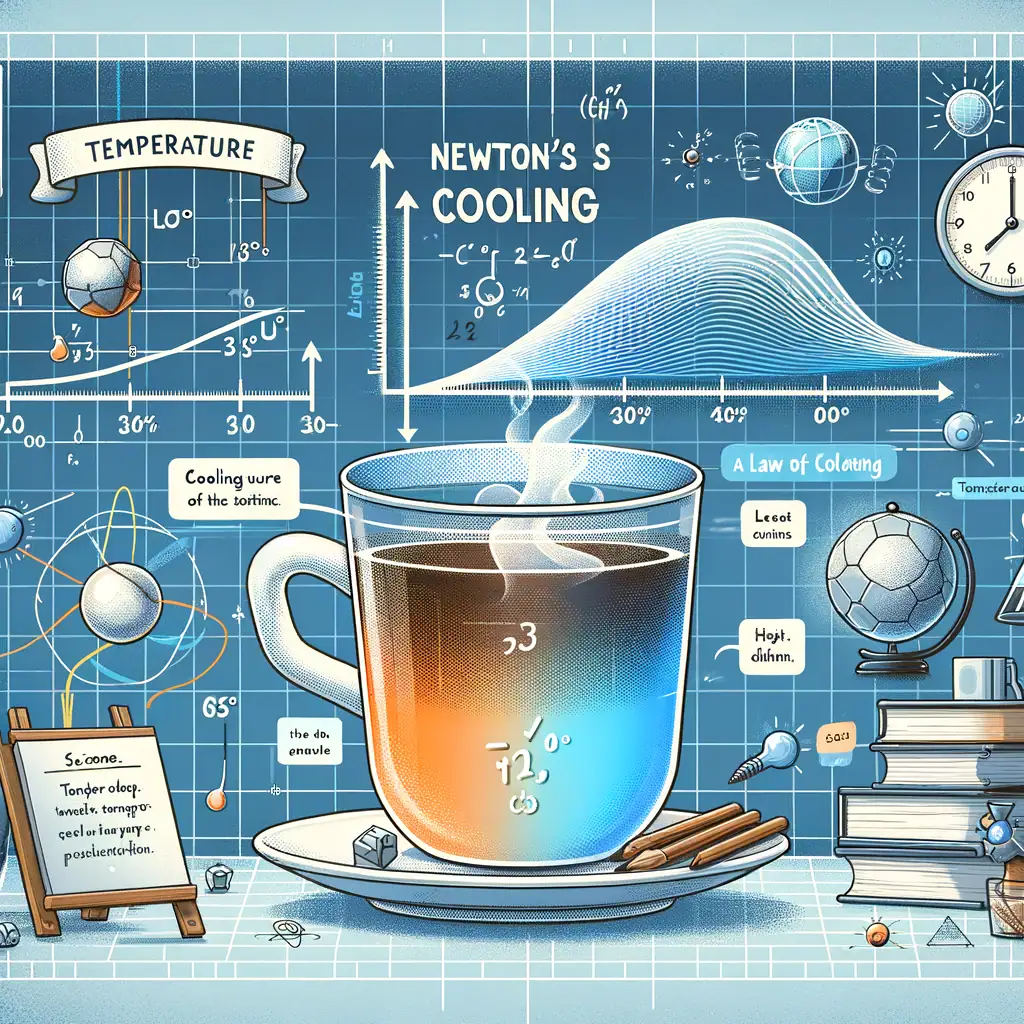 Hochwertiges wissenschaftliches Dekor mit einem becherförmigen Design, das chemische und physikalische Elemente sowie Temperaturdiagramme zeigt, ideal für moderne Wissenschafts- und Dekorationsliebhab.