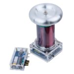 Moteur électrique de laboratoire pour expériences scientifiques, avec contrôleur électronique et base transparente, idéal pour démonstrations éducatives et projets de recherche.