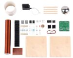 Kit de composants électroniques et pièces pour robotique DIY, incluant moteur, capteurs, circuit imprimé, et accessoires pour projets scientifiques et éducatifs.
