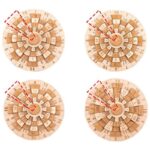 Jeux de roues de calculs en bois pour l'apprentissage des mathématiques, parfaits pour les enfants et les enseignants.