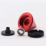 Kit de filtres pour appareils photo scientifiques, comprenant un filtre rouge, un support, un anneau en métal et un capuchon de protection, idéal pour la photographie scientifique.