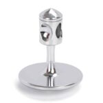 Pointeur de levier pour microscope en métal chromé, idéal pour la manipulation précise lors d'observations scientifiques. Accessoire robuste et élégant pour équipements de laboratoire.