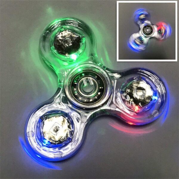 Accessoire de détente avec LED multicolores intégrées.