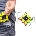 Cube Rubik géant avec dimensions précises, conçu pour les amateurs de puzzles et collectionneurs, parfait pour stimuler la réflexion et la dextérité.