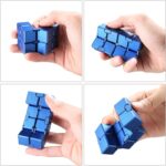 Jeu de casse-tête magnétique 3D en bleu, conçu pour stimuler la réflexion et la dextérité. Facile à manipuler, idéal pour les amateurs de puzzles et de défis intellectuels.