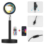 Lampe de décoration scientifique avec télécommande, câble USB et contrôle d'intensité lumineuse, idéale pour une décoration thématique ou éducative.
