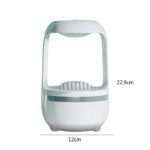 Lampe de bureau LED compacte avec design minimaliste, idéale pour un éclairage efficace et élégant.