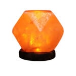 Lampe en sel de l'Himalaya, éclairage chaud et relaxant, idéale pour la décoration intérieure et la création d'une ambiance zen.