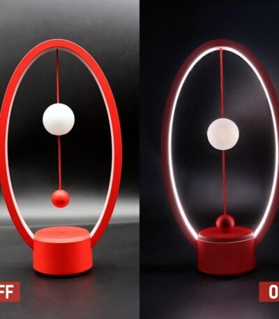 Lampe de décoration scientifique avec interrupteur ON/OFF, design moderne et éclairage LED, idéale pour une décoration originale et éducative.