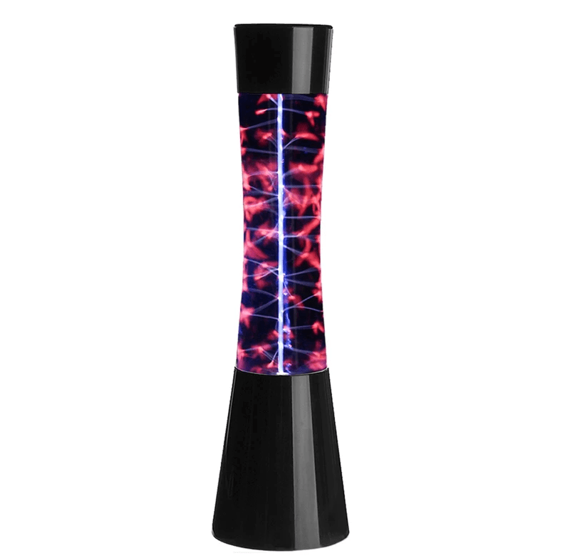 Lampe décorative électrique avec effets de foudre et d'électricité, idéale pour la décoration intérieure ou comme objet scientifique original.