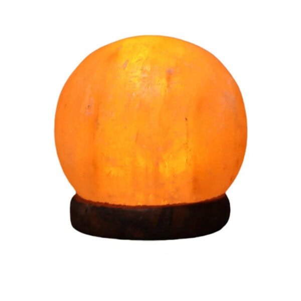 Lampe de sel Himalaya, lumière douce et relaxante, idéale pour la décoration intérieure ou comme veilleuse.