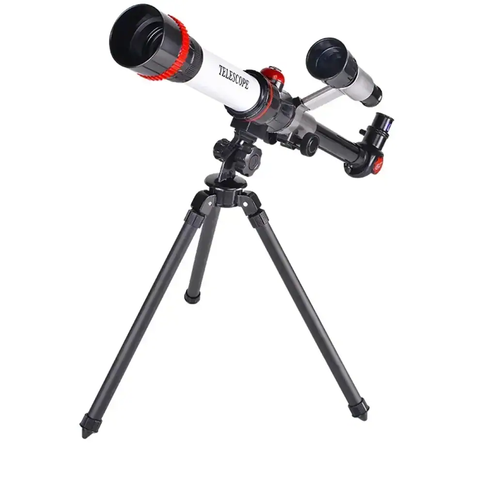 Téléscope astronomique avec trépied, idéal pour l'observation des étoiles et des planètes, parfait pour les amateurs d'astronomie et de sciences.