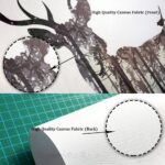 Tissu canvas de haute qualité pour impression sur le devant et le dos, idéal pour la décoration scientifique et artistique.