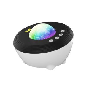 Lampe de projection avec écran coloré et commandes tactiles, idéale pour la décoration scientifique et éducative.