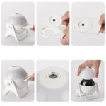 Vaporisateur d'eau portable pour expériences scientifiques, avec capuchon et mécanisme de pulvérisation, idéal pour la recherche et l'éducation scientifique.