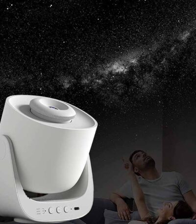Viseur astronomique pointant vers un ciel étoilé, idéal pour l'observation des étoiles et la science. Parfait pour les amateurs d'astronomie et de décoration scientifique.