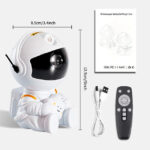 Vaisseau spatial pour enfant avec casque, télécommande et guide d'instructions, idéal pour décoration ou jouet éducatif sur le thème de l'espace.