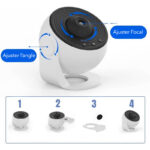 Haut-parleur compact avec fonctionnalités de réglage de l'angle et du focus pour une expérience audio personnalisée. Facile à ajuster pour une diffusion sonore optimale.