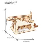 Puce de labyrinthe en bois, jeu éducatif pour enfants, puzzle en bois avec billes, jouet de réflexion, décoration scientifique.