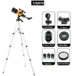 Accessoires pour télescope astronomique, support téléphone, miroir à 45°, filtre lunaire, oculaires, membrane de Bard.
