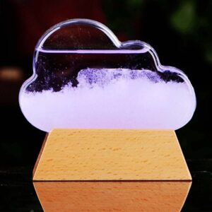 Panneau de décoration scientifique en forme de nuage avec liquide.