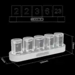 Ampoule LED décorative avec affichage numérique pour décoration scientifique.
