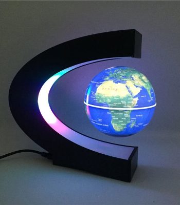 Objet scientifique | Globe terrestre lumineux avec éclairage LED coloré.