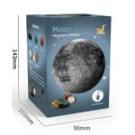 Kit de minage lunaire miniature avec pierres colorées et pendentif DIY, parfait pour décoration scientifique et éducative.