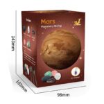 Pendentif Mars en forme de planète avec kit de minage planétaire, parfait pour décoration ou collection scientifique.