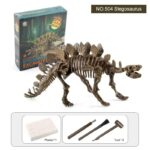 Tyrannosaure en ossements fossiles, modèle de squelette de dinosaure à assembler, parfait pour la décoration scientifique et éducative.