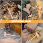 Kit d'exploration géologique pour enfants avec outils miniatures pour fouilles et découvertes de fossiles.