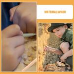 Poupée en bois pour activités éducatives et créatives.