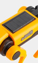 Lunette solaire avec filtre solaire pour observation scientifique, idéale pour l'astronomie et l'éducation, en jaune et noir, avec logo "Science" visible.