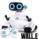 Robot éducatif programmable avec télécommande, parfait pour initier les enfants à la robotique et à la programmation, avec design moderne et fonctionnalités interactives.