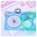 Accessoires de géométrie pour enfants, ensembles de formes colorées pour apprendre la géométrie, outils éducatifs pour l'apprentissage des formes et des motifs.