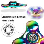Accessoire de fidget spinner en acier inoxydable avec roulements à billes.