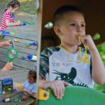 Jouets scientifiques pour enfants avec accessoires éducatifs, idéal pour stimuler la curiosité et l'apprentissage des sciences chez les jeunes.