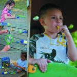 Jouets scientifiques pour enfants avec puzzles et accessoires éducatifs, parfaits pour stimuler la curiosité et l'apprentissage en sciences.