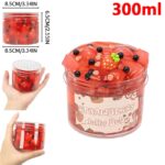 Gelée de fraise en pot de 300ml, parfait pour la décoration ou les activités scientifiques pour enfants. Facile à manipuler, idéale pour des expériences éducatives ou des cadeaux originaux.