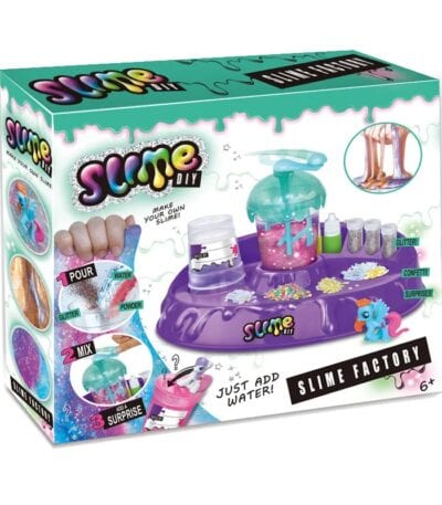 Kit de fabrication de slime DIY avec accessoires colorés pour créer des slime personnalisés, idéal pour les enfants dès 6 ans, favorise la créativité et l'apprentissage scientifique.