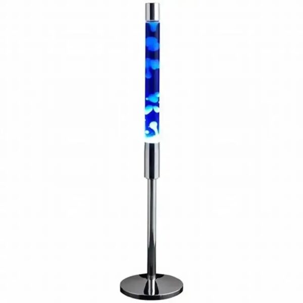 Lampe de décoration scientifique LED avec effet lumineux bleu, idéale pour un intérieur original et moderne.