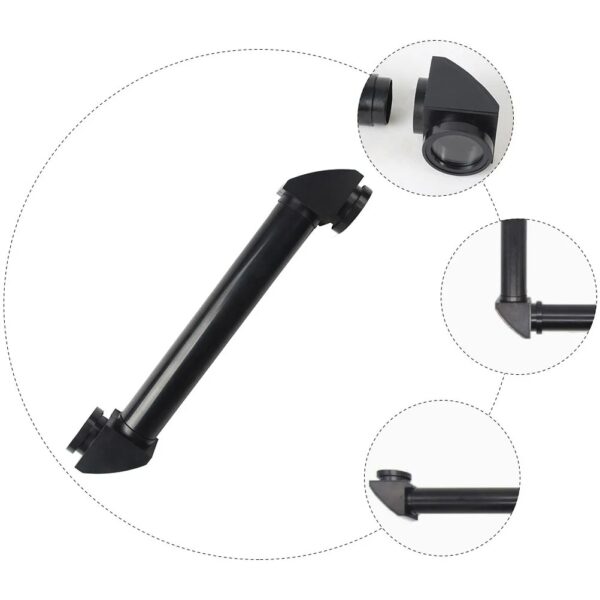 Support de microscope robuste avec fixation réglable pour une observation précise et stable.