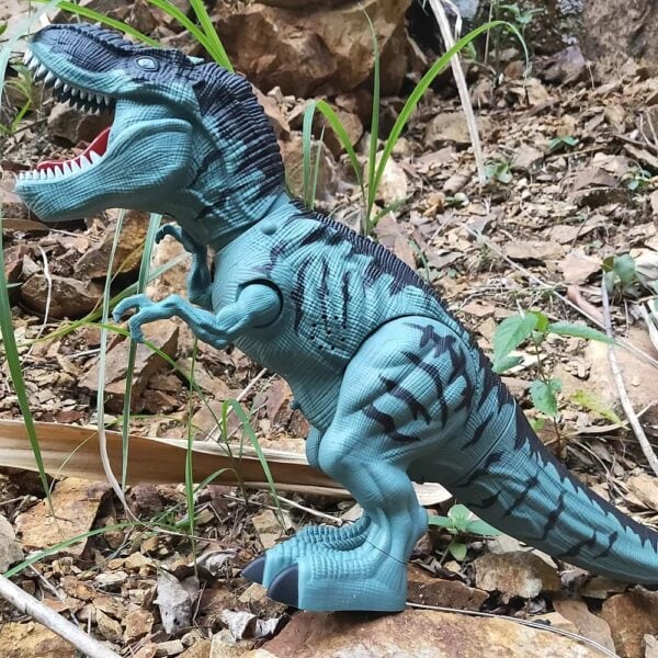 T-Rex en plastique réaliste pour décoration de science et d'apprentissage.