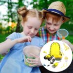 Kit scientifique pour enfants avec jumelles, loupe, sac, et accessoires éducatifs.