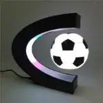 Lampe LED football et lune, décoration moderne pour chambre ou salon.