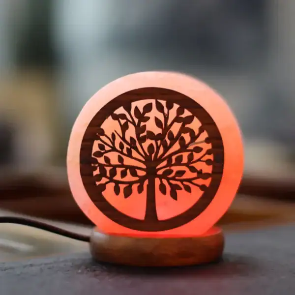 LED arbre de vie en bois, décoration lumineuse, objet de décoration moderne.