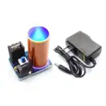 Puce de décharge électrostatique avec cylindre lumineux, idéale pour la sécurité et la manipulation de composants électroniques sensibles. Facile à utiliser, elle inclut un adaptateur secteur pour une.