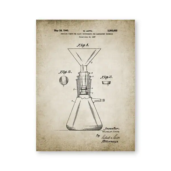 Dispositif de laboratoire vintage pour décoration ou collection scientifique.