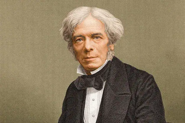 Homme en costume historique avec cravate noire, portrait de style classique, probablement une figure scientifique ou historique, avec un fond neutre.