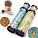 Lunettes d'observation pour enfants avec illustrations de cartes du monde et d'animaux, parfaites pour découvrir la nature et la science.